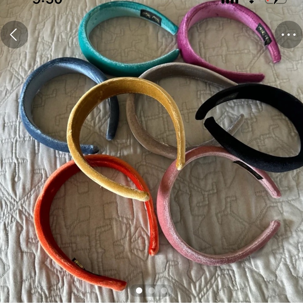 Colorful Velvet Headband Set